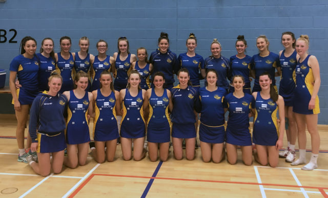 Team Bath Netball's U19 and U17 squads for the 2019 NPL Tournament