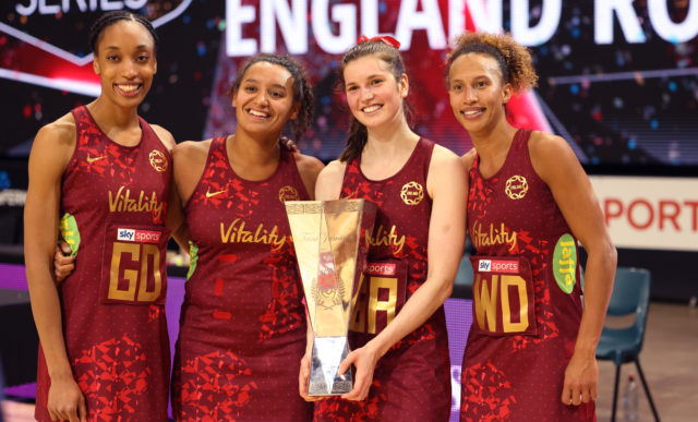 Blue Gold Stars Excited For Quad Series Challenge As Birmingham 2022   Team Bath Netball England Roses 1021 Web 640x387 