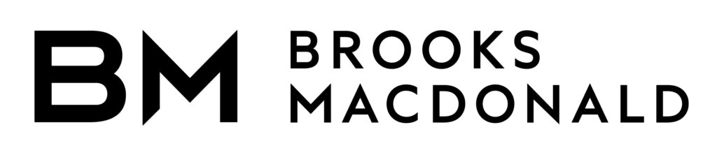 The Brooks Macdonald logo in black type on white background