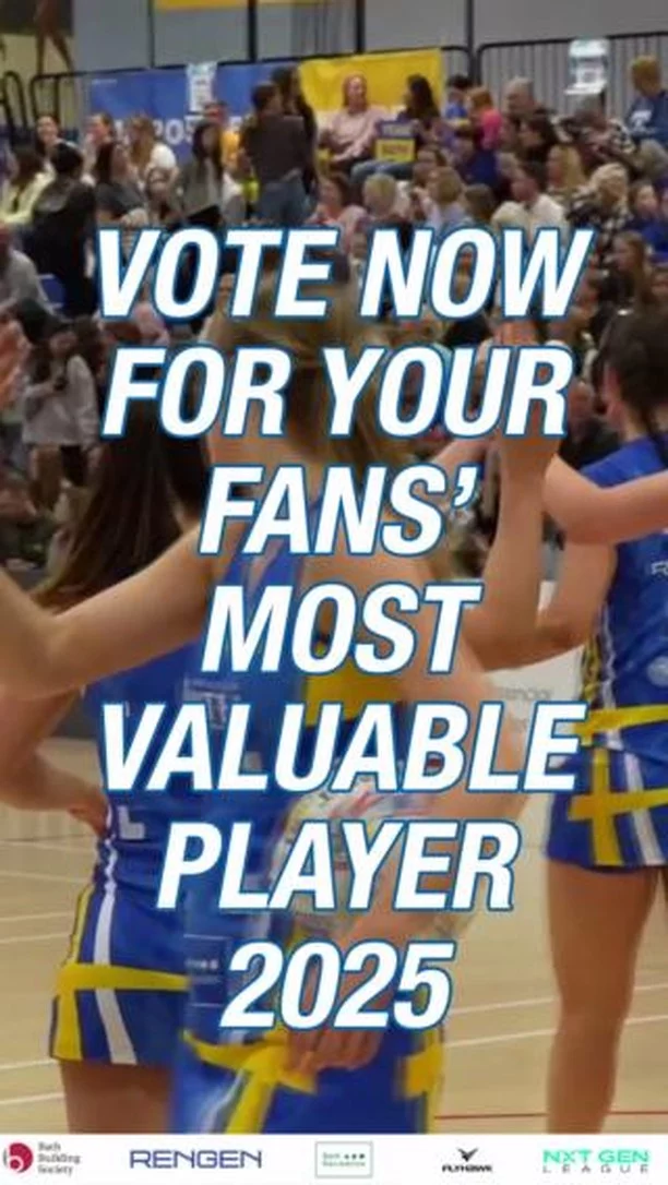 Who gets your vote as the Fans' Most Valuable Player of the Season? 🗳️ 

It's time to let us know who is your Team Bath standout star from a thrilling #NXTGenLeague season ⭐ 

The winner will be presented with their award on court during The Big #BlueAndGold Bash against Leeds Rhinos 🏆 

Visit our website to cast your vote 💙💛 

#ImpossibleToIgnore #MVP #PlayerOfTheYear #CastYourVote #HaveYourSay #VoteNow