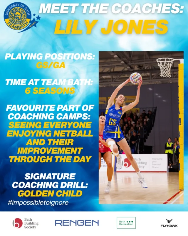 We’re excited to welcome @lilyj03 — superstar shooter and NXT Gen captain — to our Holiday Camps! 🏐💥
Catch Lily coaching on July 23rd & 24th. Spots are filling fast, so don’t miss out!
📅 Book now to train with one of the best!

#NetballCamp #NXTGen #TrainLikeAPro #HolidayCamp #blueandgold